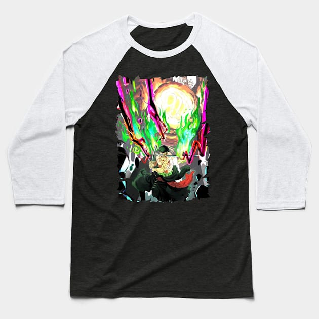 ZORO SAMURAI ANIME Baseball T-Shirt by graficklisensick666